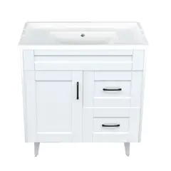 DOMSA - Kit Mueble Vanitorio Deluxe 80SK Blanco F 80x47x80cm