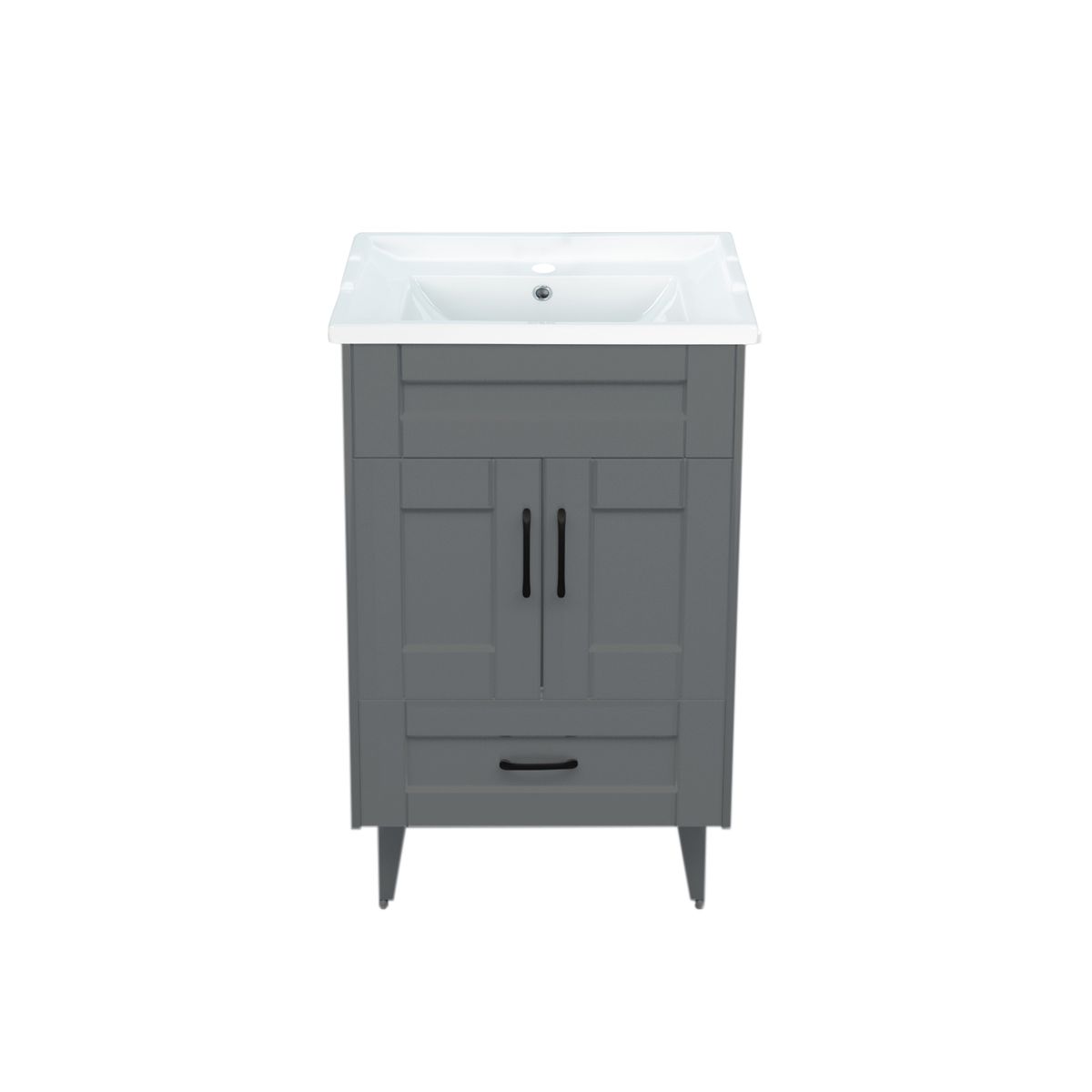 DOMSA - Kit Mueble Vanitorio Deluxe Domsa 50SK Gris F 50x40x80cm…