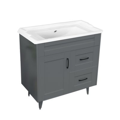 Imagen 2 del producto Kit Mueble Vanitorio Deluxe 80SK Gris F 80x47x80cm…