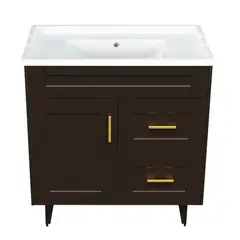 DOMSA - Kit Mueble Vanitorio Deluxe 80SK CafE F 80x47x80cm