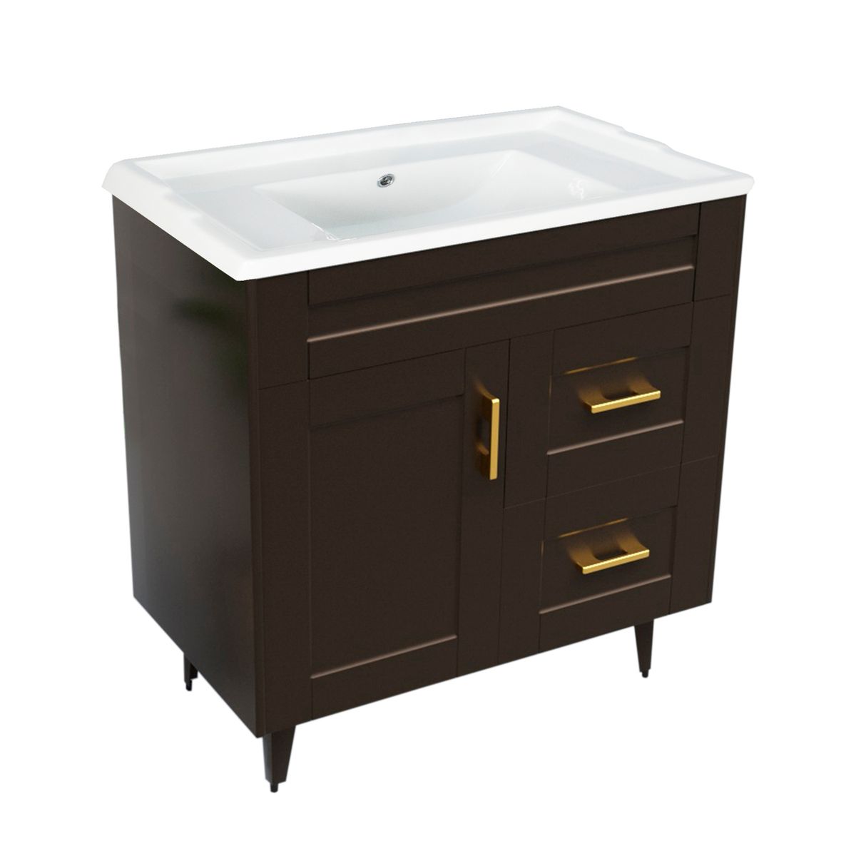 DOMSA - Kit Mueble Vanitorio Deluxe Domsa 80SK CafE F 80x47x80cm…