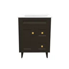 DOMSA - Kit Mueble Vanitorio Deluxe N60SK CafE P 60x47x80cm