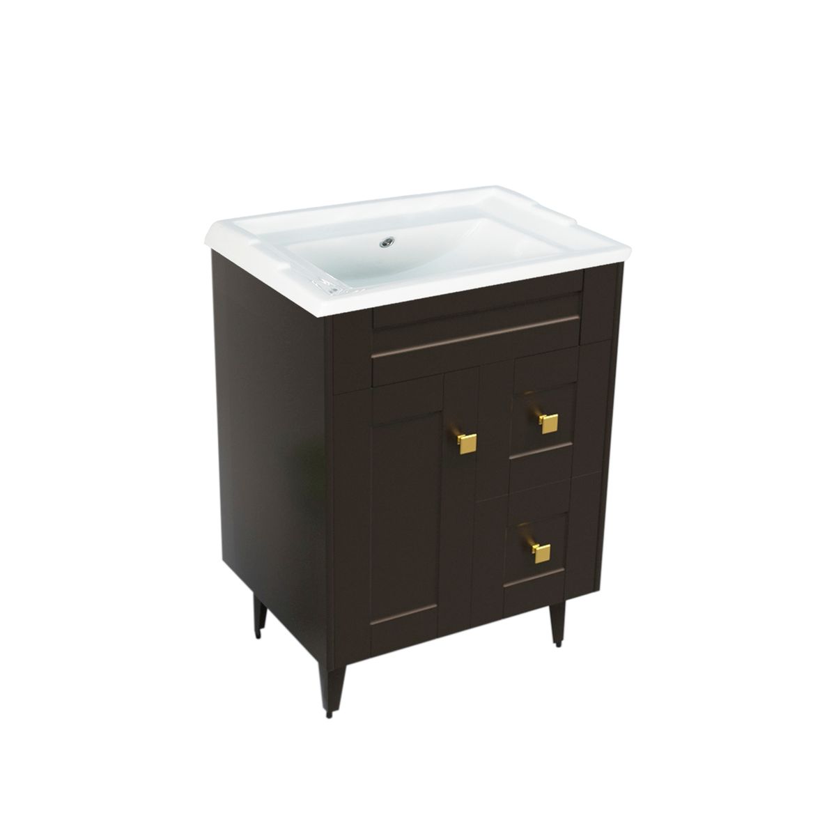 DOMSA - Kit Mueble Vanitorio Deluxe Domsa N60SK CafE F 60x47x80cm…