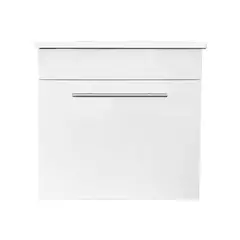 DOMSA - Kit Mueble + Vanitorio Elegant MB2055Z a Muro Blanco 55x33x52cm