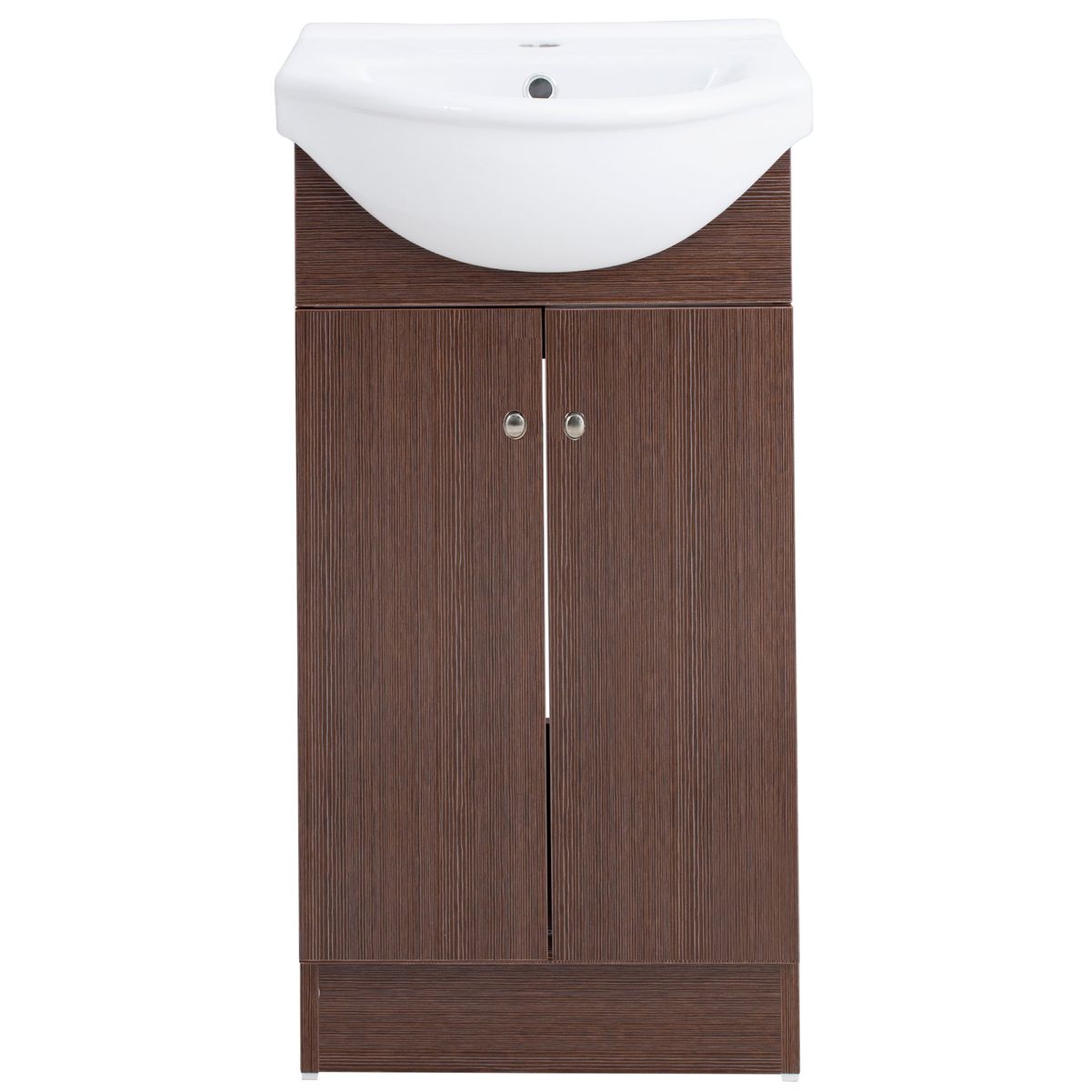 DOMSA - Kit Mueble  Vanitorio Domsa MB40Z Nogal 44x35x89cm Sin Monomando…