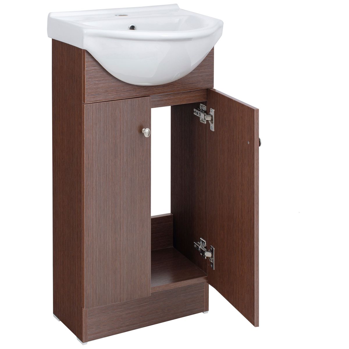 DOMSA - Kit Mueble  Vanitorio Domsa MB40Z Nogal 44x35x89cm Sin Monomando…