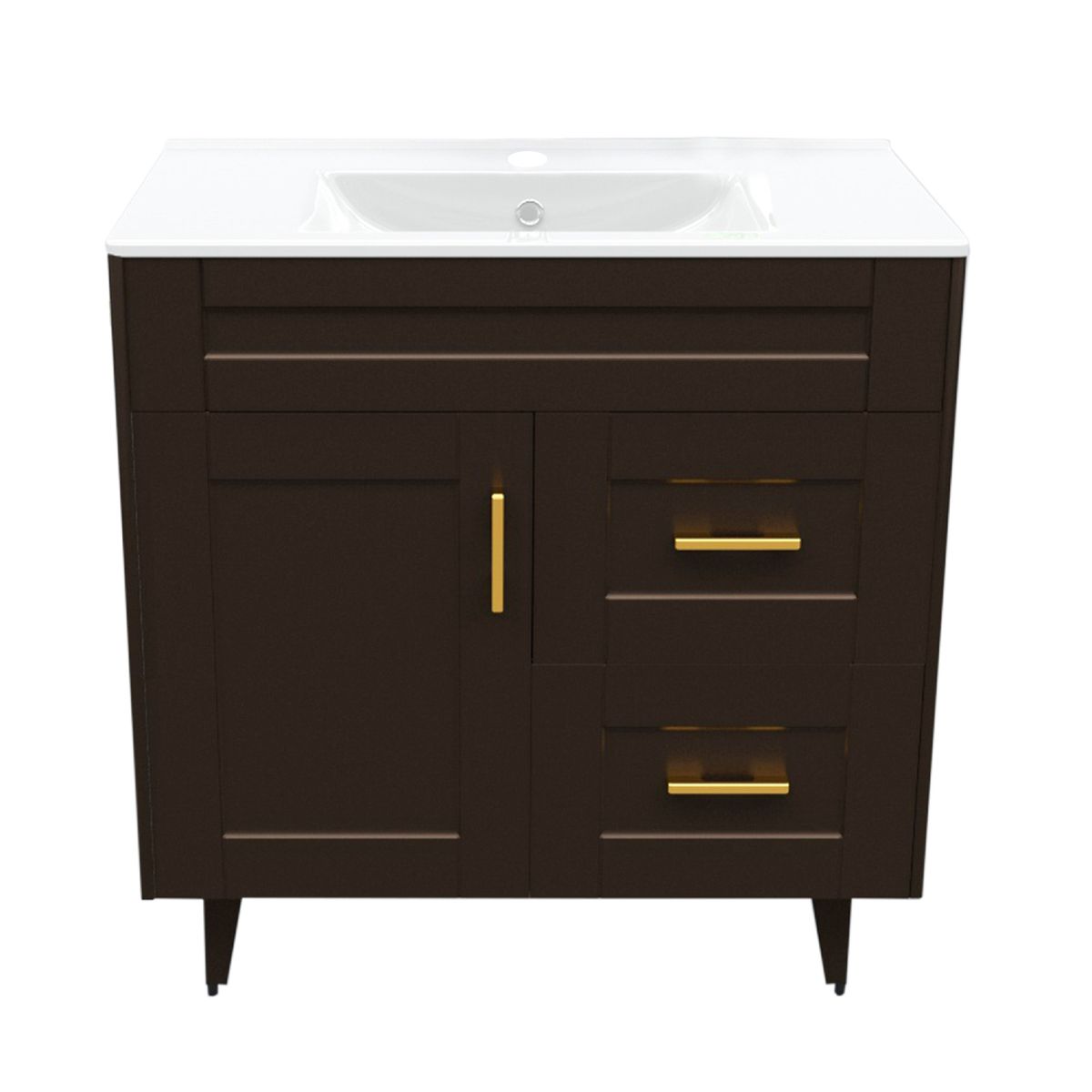 DOMSA - Kit Mueble Vanitorio Deluxe Domsa 80SK CafE P 80x47x80cm…