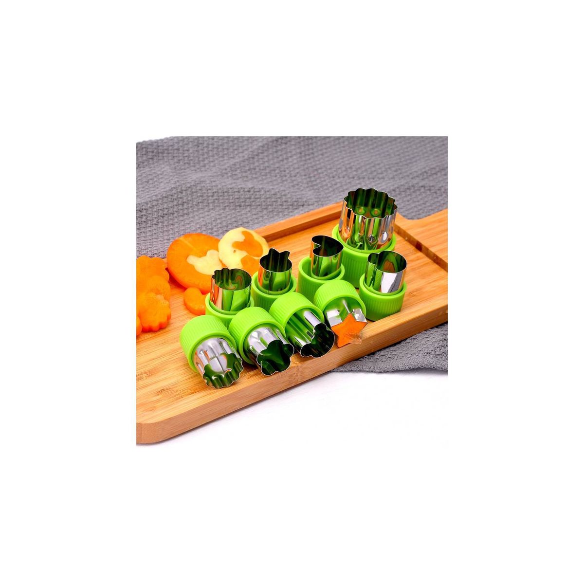 GENERICO - Set 10 Piezas de Picador Molde de Frutas