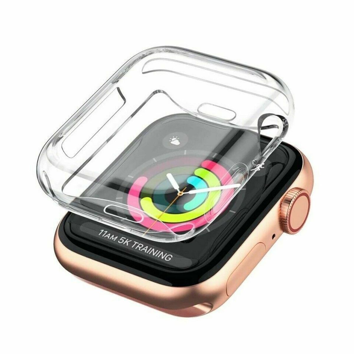 GENERICO - Protector Para Apple Watch 41mm Flexible Trasparente