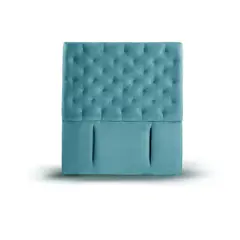 LATAM HOME - RESPALDO BRESCIA TELA TURQUESA 1 PZA