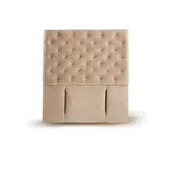 LATAM HOME - RESPALDO BRESCIA TELA BEIGE 1 1/2 PZA