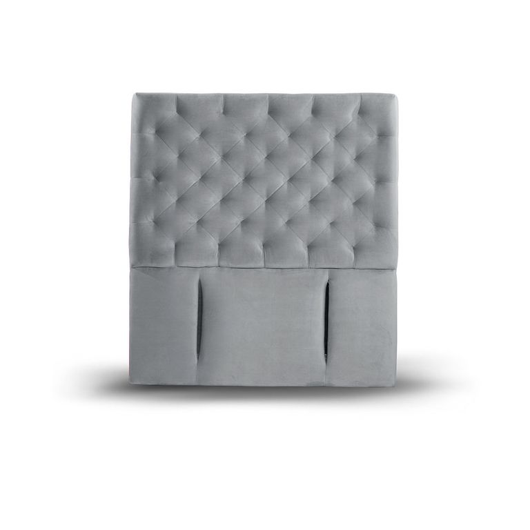 RESPALDO BRESCIA TELA GRIS 1 1/2 PZA