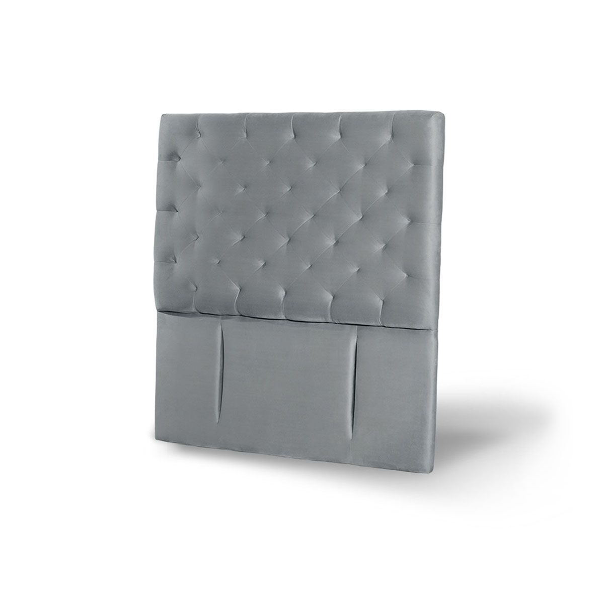 LATAM HOME - RESPALDO BRESCIA TELA GRIS 1 1/2 PZA