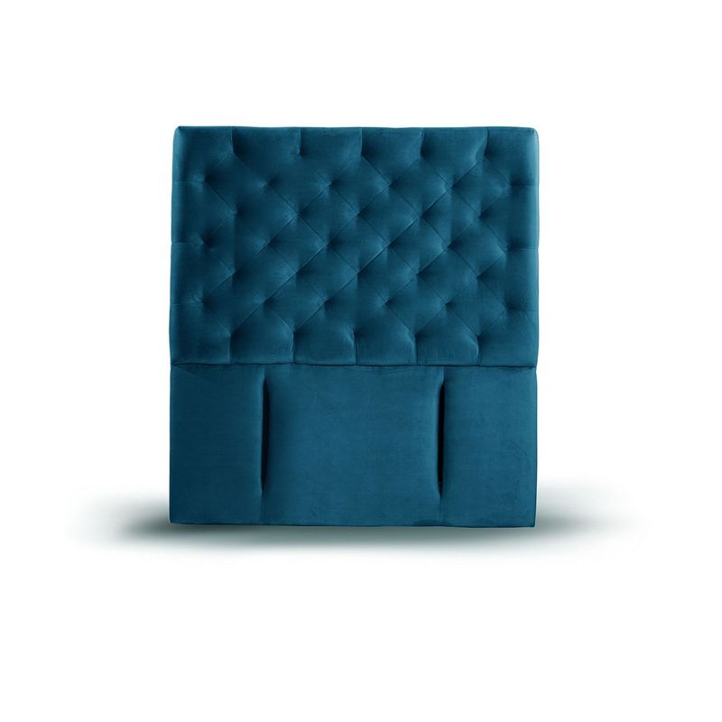LATAM HOME - RESPALDO BRESCIA TELA AZUL 1 1/2 PZA