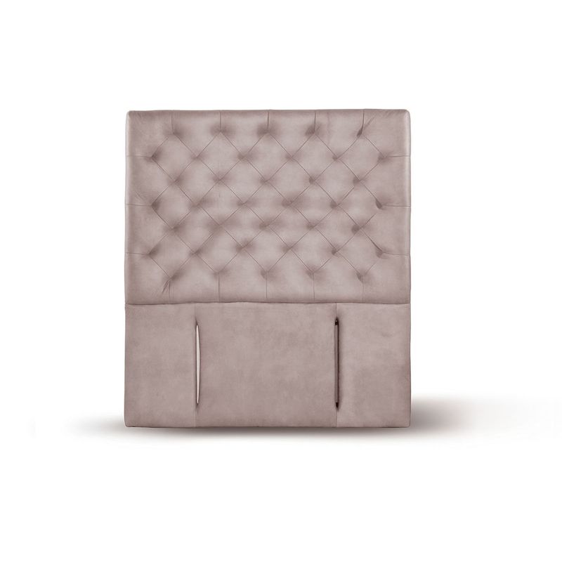 LATAM HOME - RESPALDO BRESCIA CUERO GRIS 1 1/2 PZA