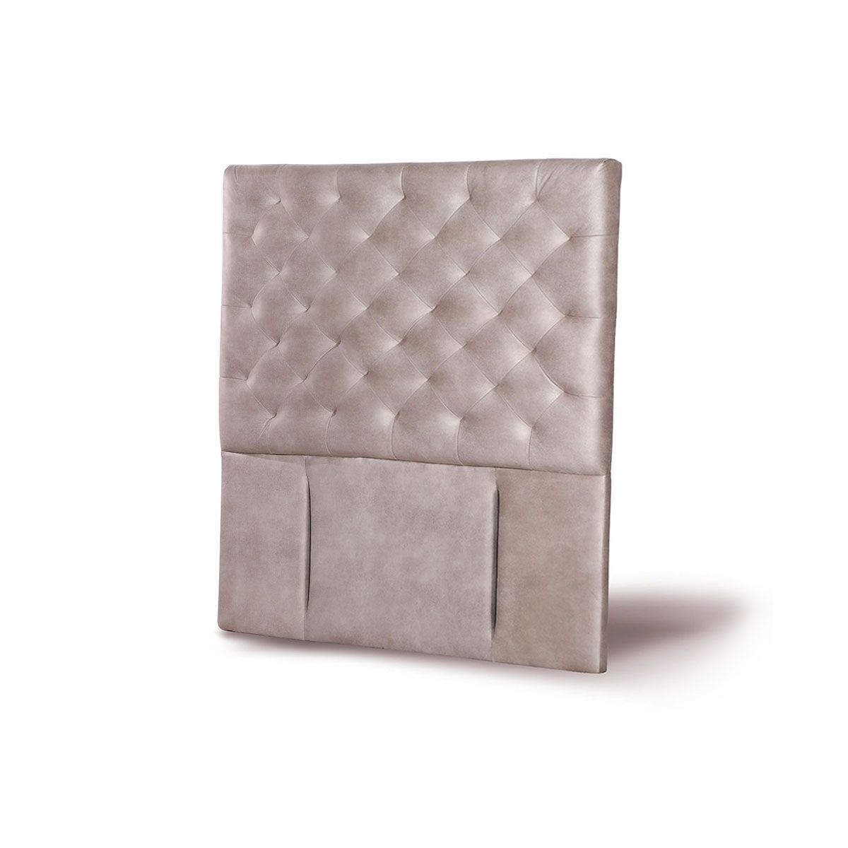 LATAM HOME - RESPALDO BRESCIA CUERO GRIS 1 1/2 PZA