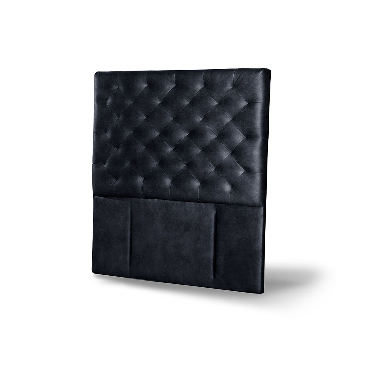 LATAM HOME - RESPALDO BRESCIA CUERO NEGRO 1 1/2 PZA