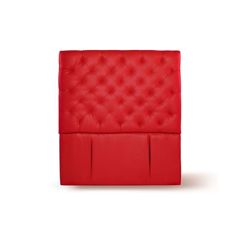 RESPALDO BRESCIA PU ROJO 1 1/2 PZA