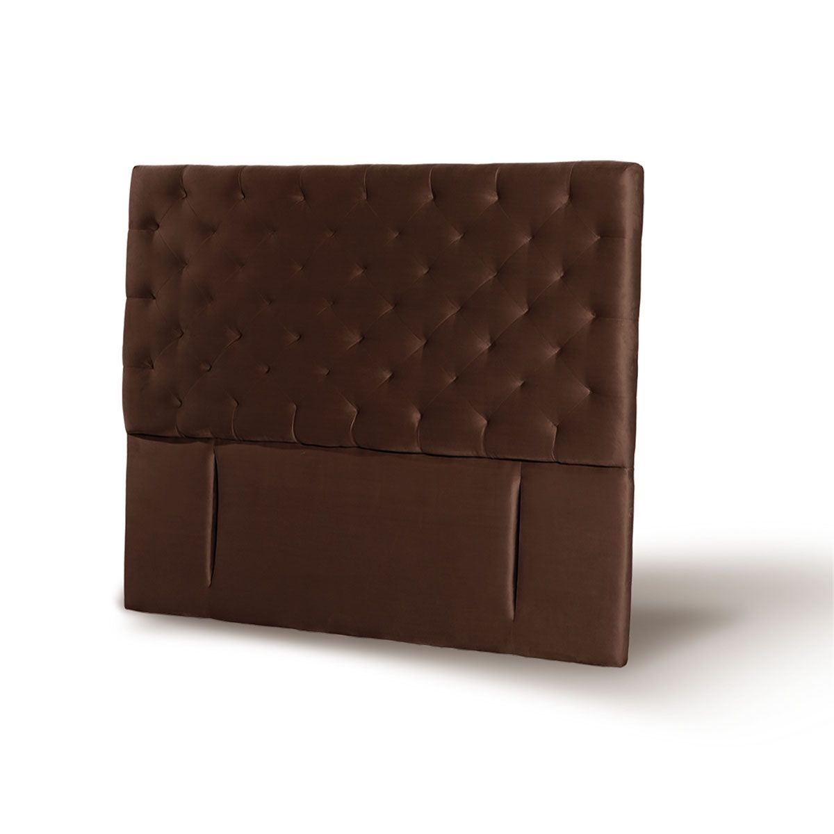 LATAM HOME - RESPALDO BRESCIA TELA CHOCOLATE 2 PZA