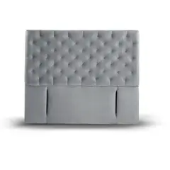 LATAM HOME - RESPALDO BRESCIA TELA GRIS 2 PZA