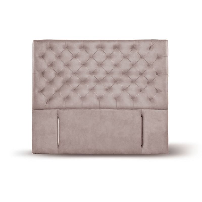 LATAM HOME - RESPALDO BRESCIA CUERO GRIS 2 PZA
