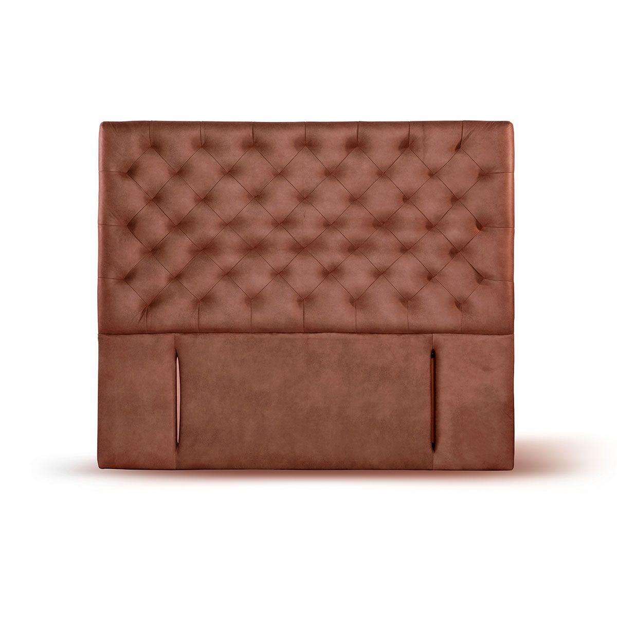 LATAM HOME - RESPALDO BRESCIA CUERO CAFÉ CLARO 2 PZA