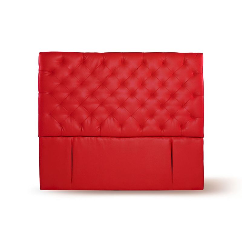 LATAM HOME - RESPALDO BRESCIA PU ROJO 2 PZA