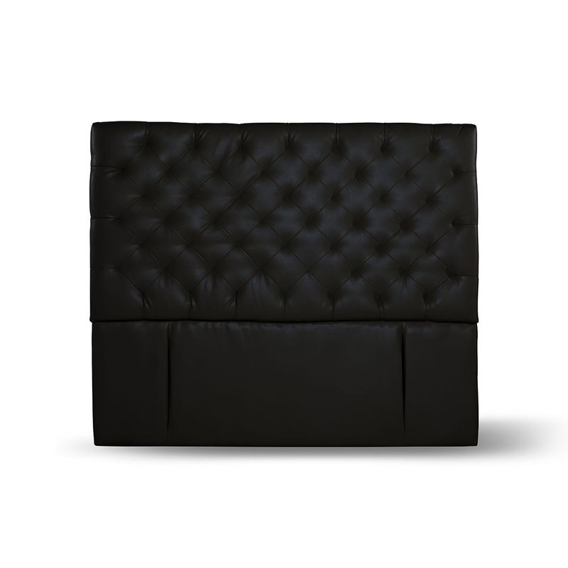 LATAM HOME - RESPALDO BRESCIA PU NEGRO 2 PZA