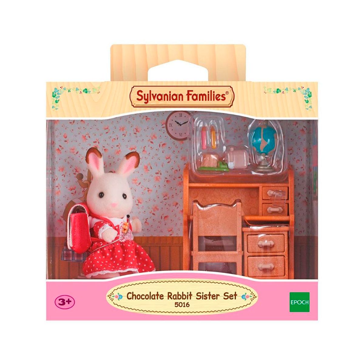SYLVANIAN FAMILIES - Hermana Coneja Chocolate Sylvanian Families Set Escritorio