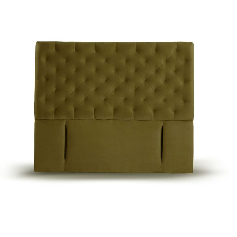 LATAM HOME - RESPALDO BRESCIA TELA VERDE KING
