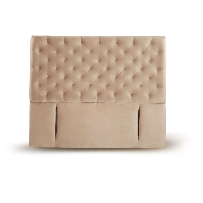 LATAM HOME - RESPALDO BRESCIA TELA BEIGE KING