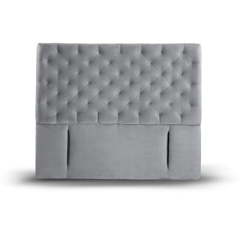 LATAM HOME - RESPALDO BRESCIA TELA GRIS KING