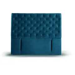 LATAM HOME - Respaldo Brescia King Azul Capitoné Tela