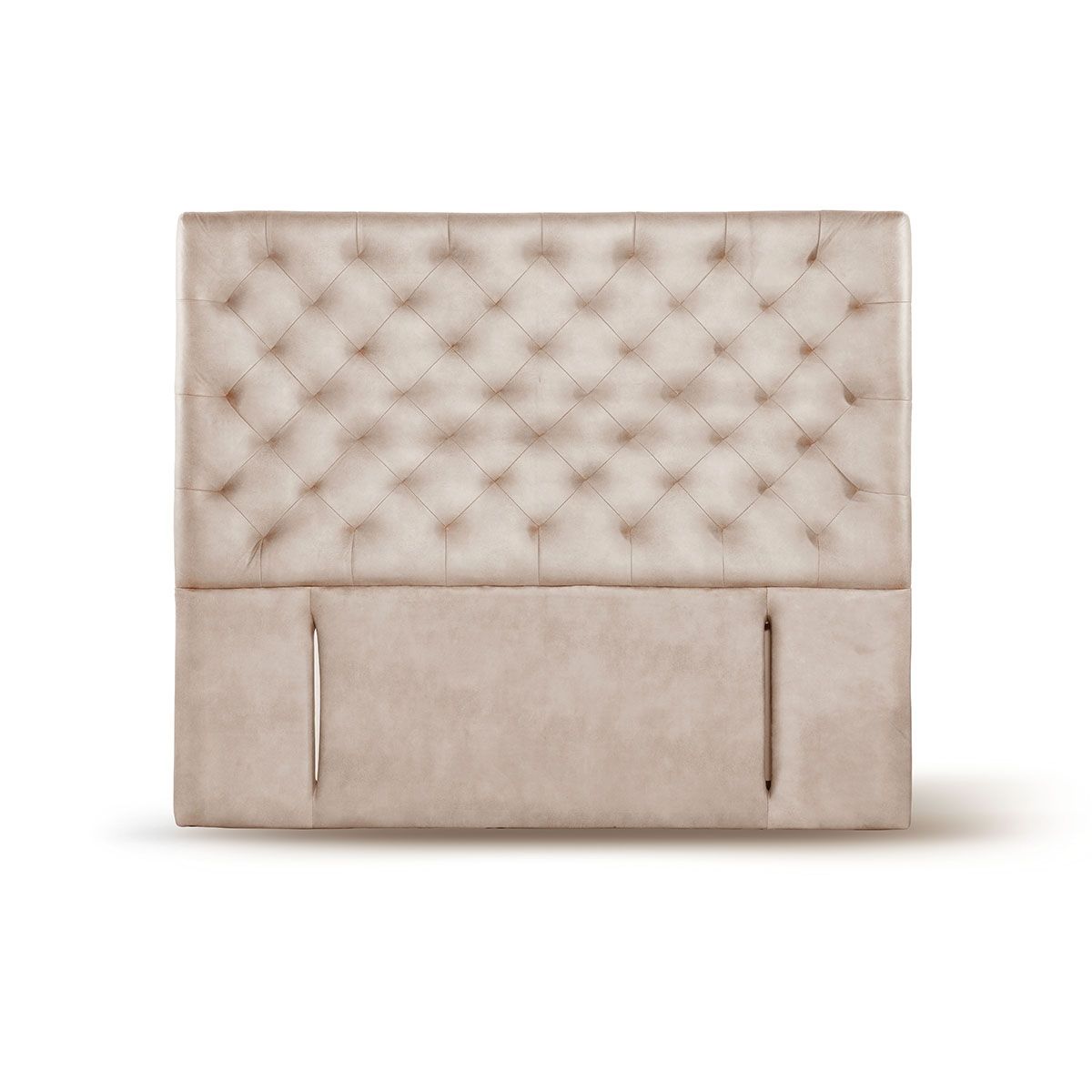 LATAM HOME - RESPALDO BRESCIA CUERO BEIGE KING