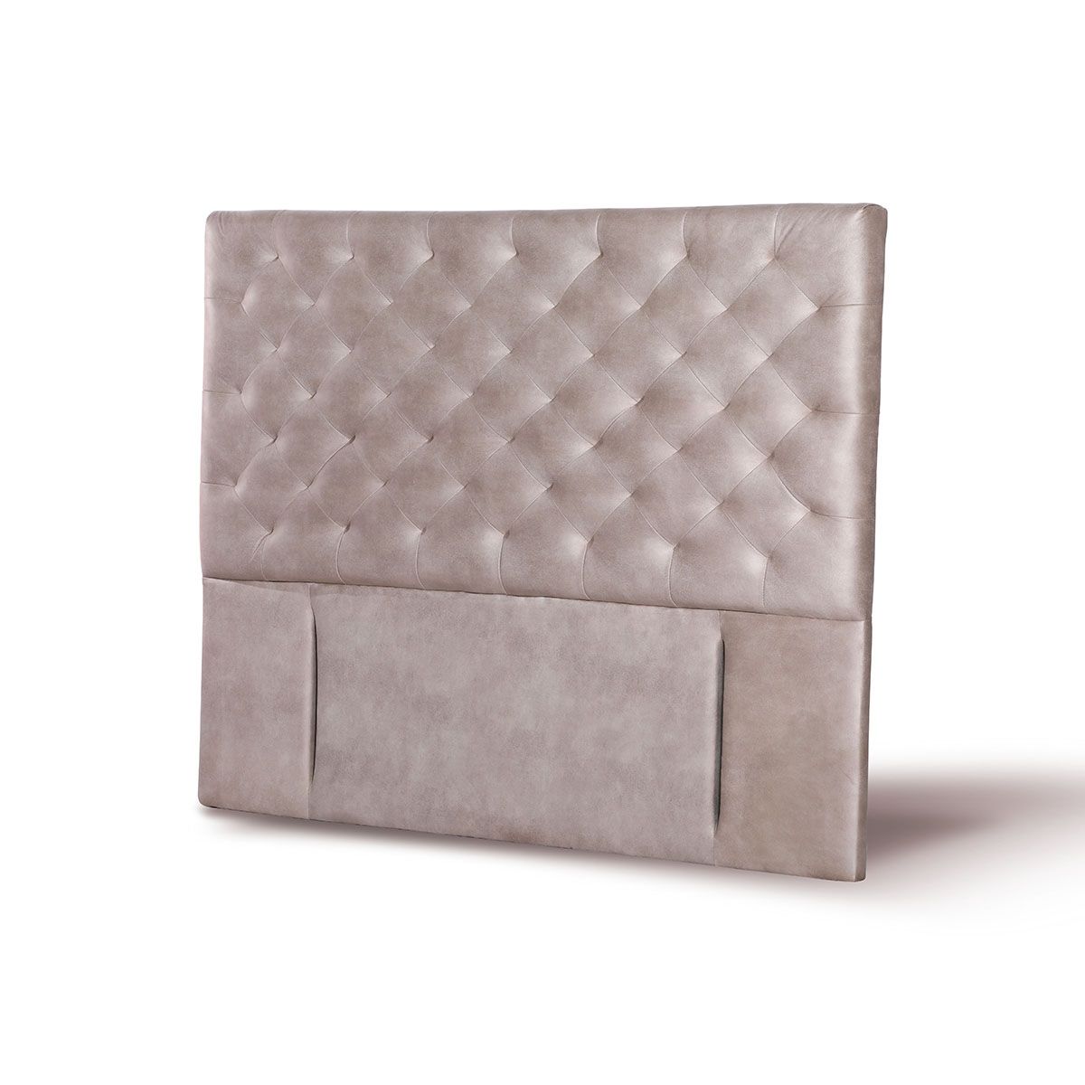 LATAM HOME - RESPALDO BRESCIA CUERO GRIS KING