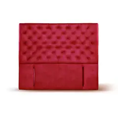 LATAM HOME - RESPALDO BRESCIA CUERO ROJO KING