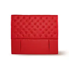 LATAM HOME - RESPALDO BRESCIA PU ROJO KING