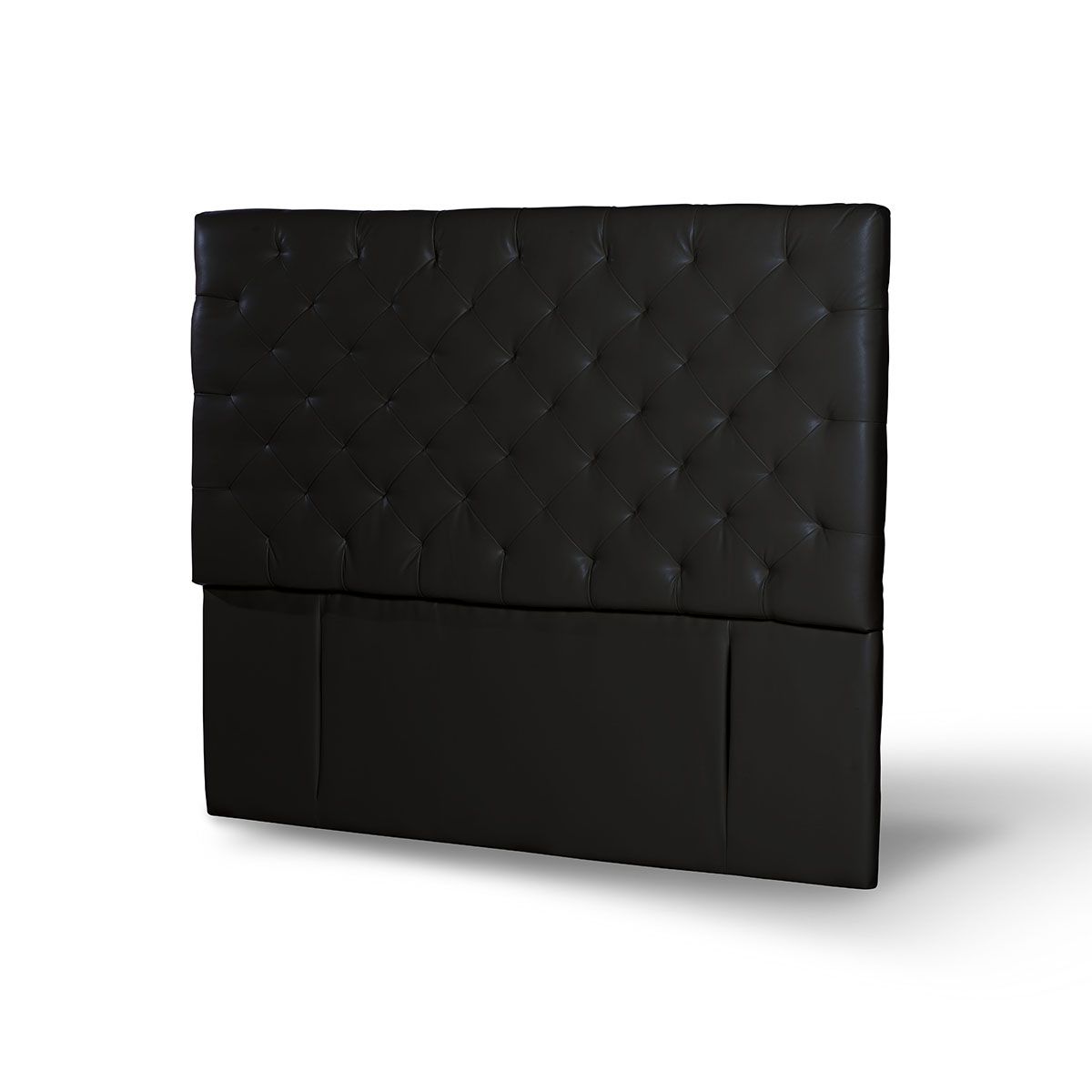 LATAM HOME - RESPALDO BRESCIA PU NEGRO KING