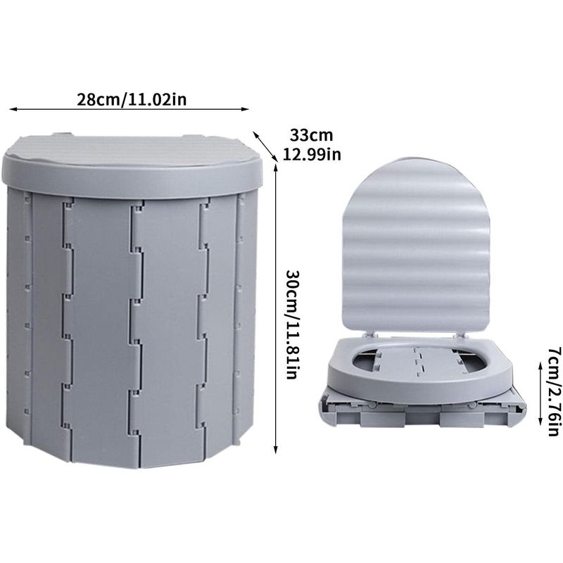 GENERICO - Inodoro Químico Portátil Baño Químico Plegable Para Camping