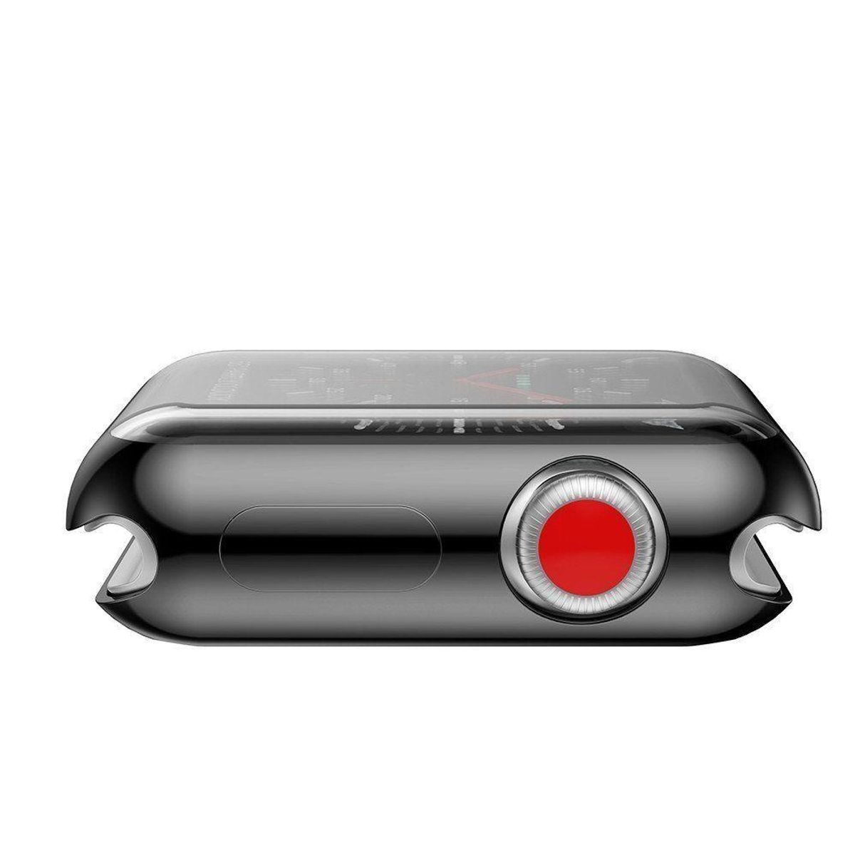 GENERICO - Protector Para Apple Watch 45mm Flexible Negro