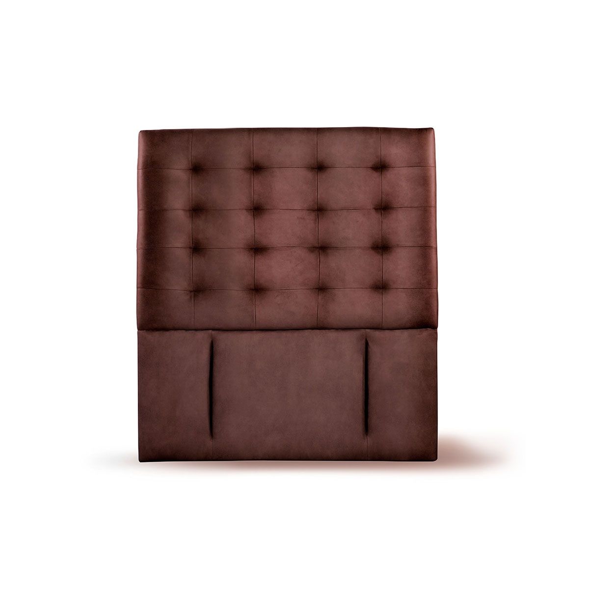 LATAM HOME - RESPALDO NAPOLES CUERO CAFÉ MORO 1 PZA