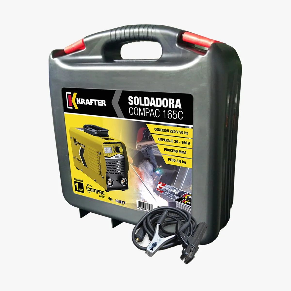 KRAFTER - Soldadora Inverte Compac 165c