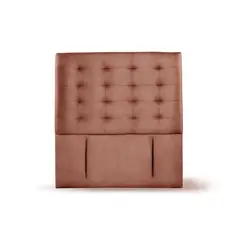 LATAM HOME - RESPALDO NAPOLES CUERO CAFÉ CLARO 1 PZA