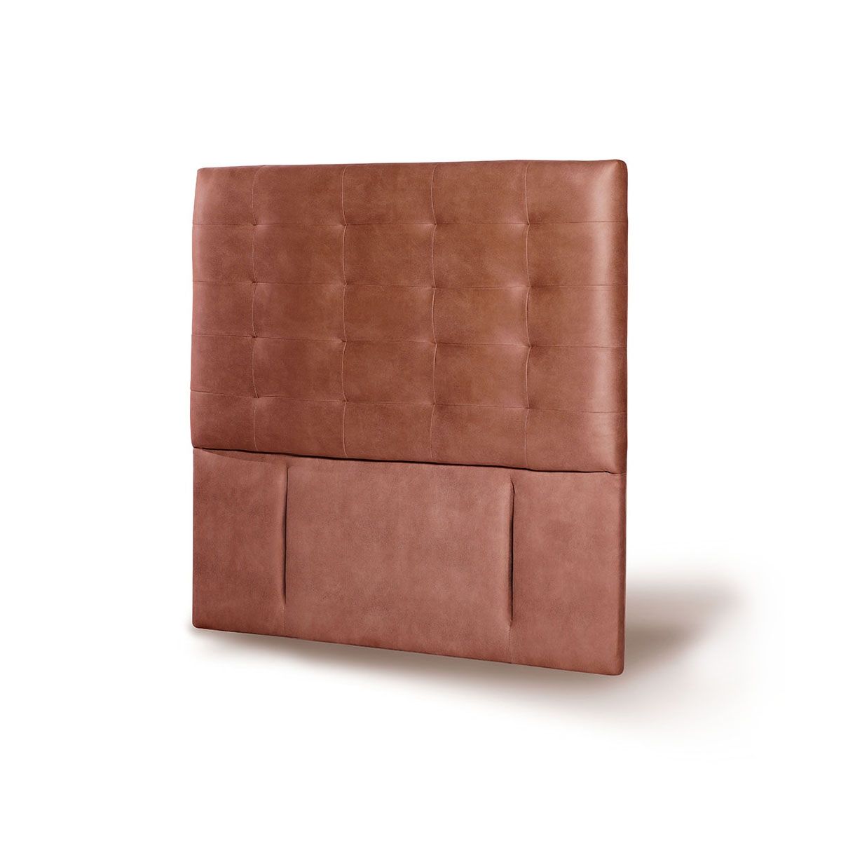 LATAM HOME - RESPALDO NAPOLES CUERO CAFÉ CLARO 1 PZA