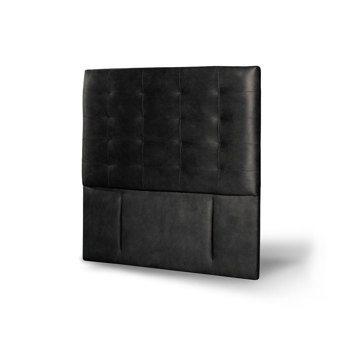 LATAM HOME - RESPALDO NAPOLES CUERO NEGRO 1 PZA