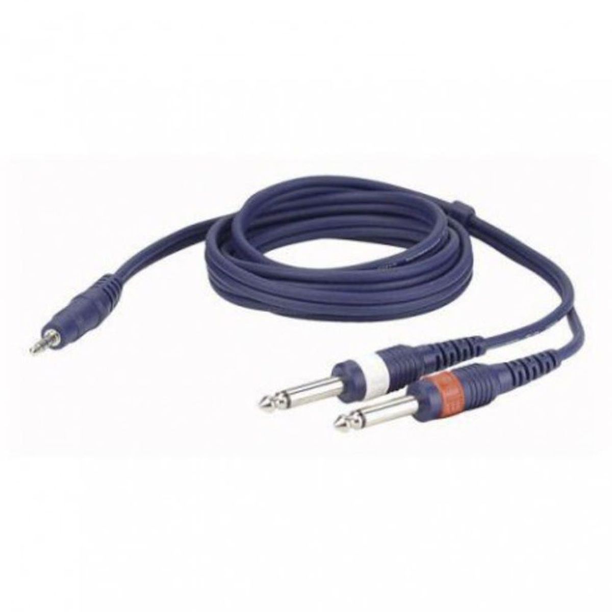 DAP AUDIO - CABLE AUDIO 3.5MM ST A 2 PLUG 6.3MM 3MTS DAP AUDIO