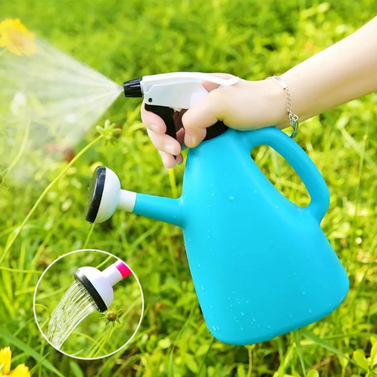 MIABU - Regadera pulverizador de agua para plantas 1000 ml