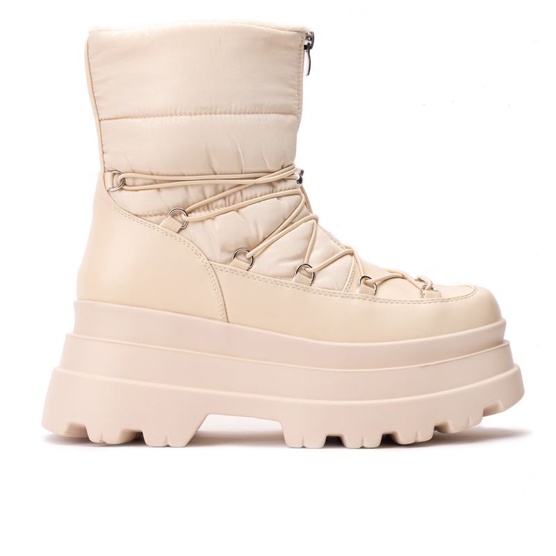 CHINITOWN - Bota Mujer Beige Saril Chinitown