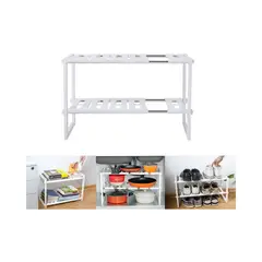 GENERICO - Estante Ajustable Organizador Multi-uso Cocina Baño