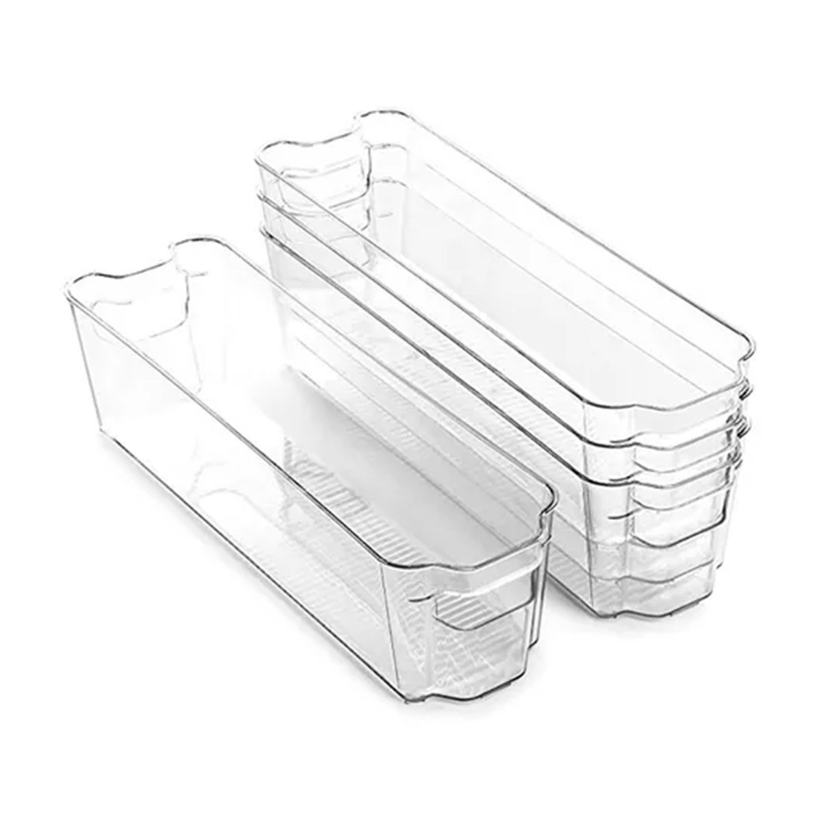 GENERICO - Organizador Para Refrigerador Plástico Transparente 36 Cm